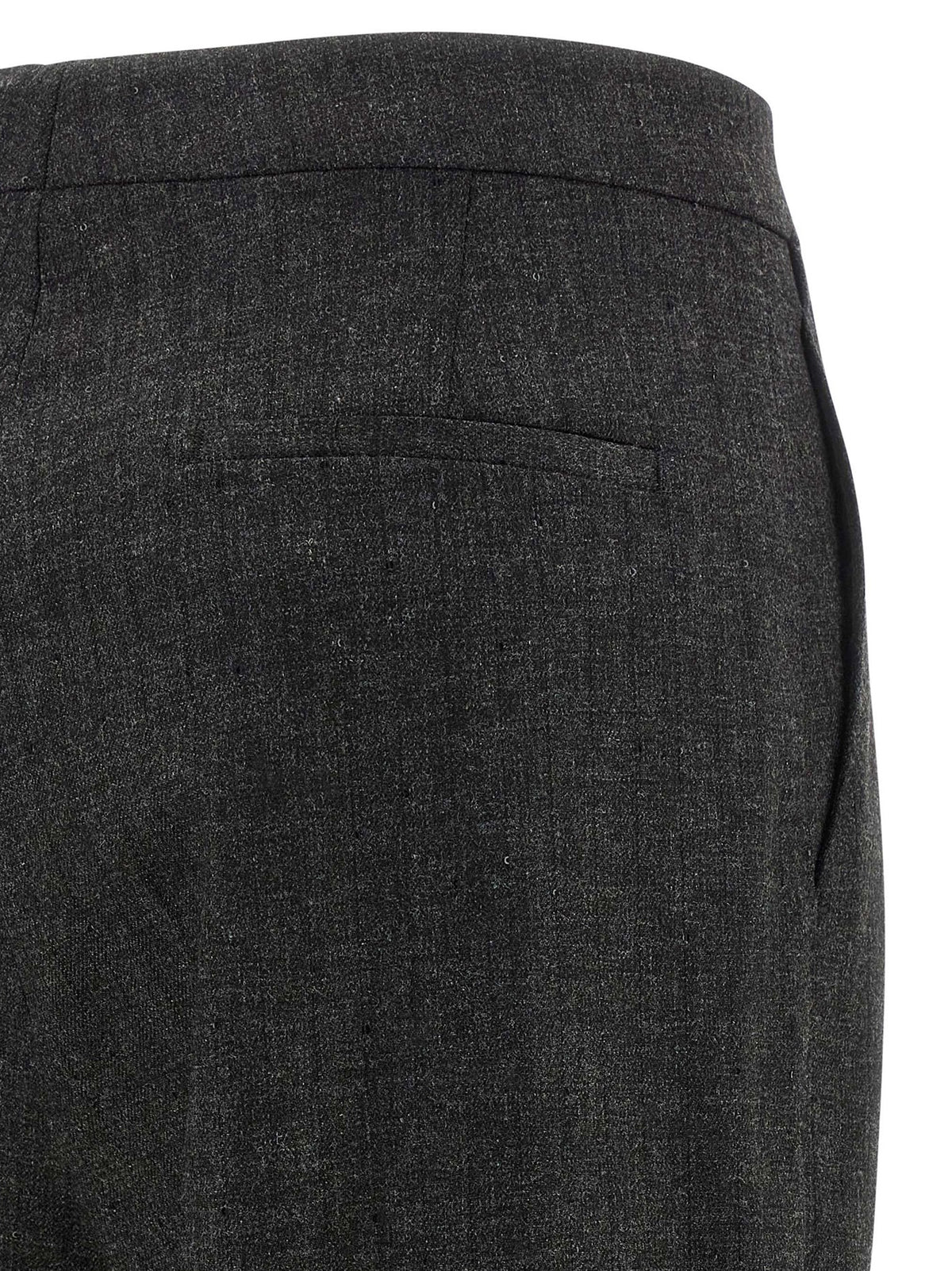 Gray Viscose Two-Piece Suit