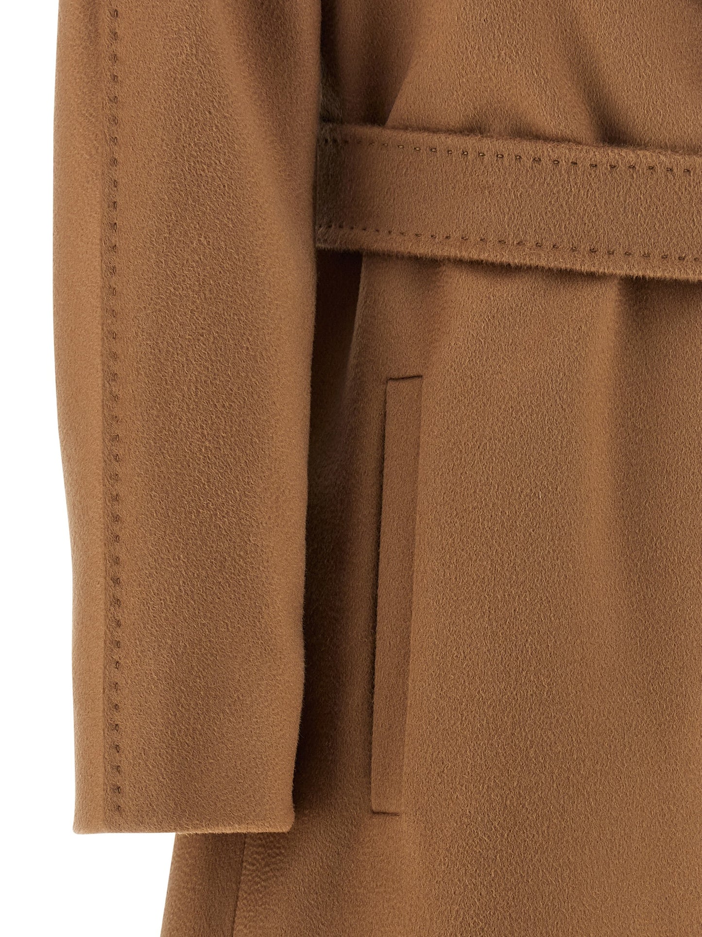 Brown Virgin Wool Coat