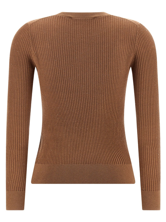 Beige Silk Cardigan