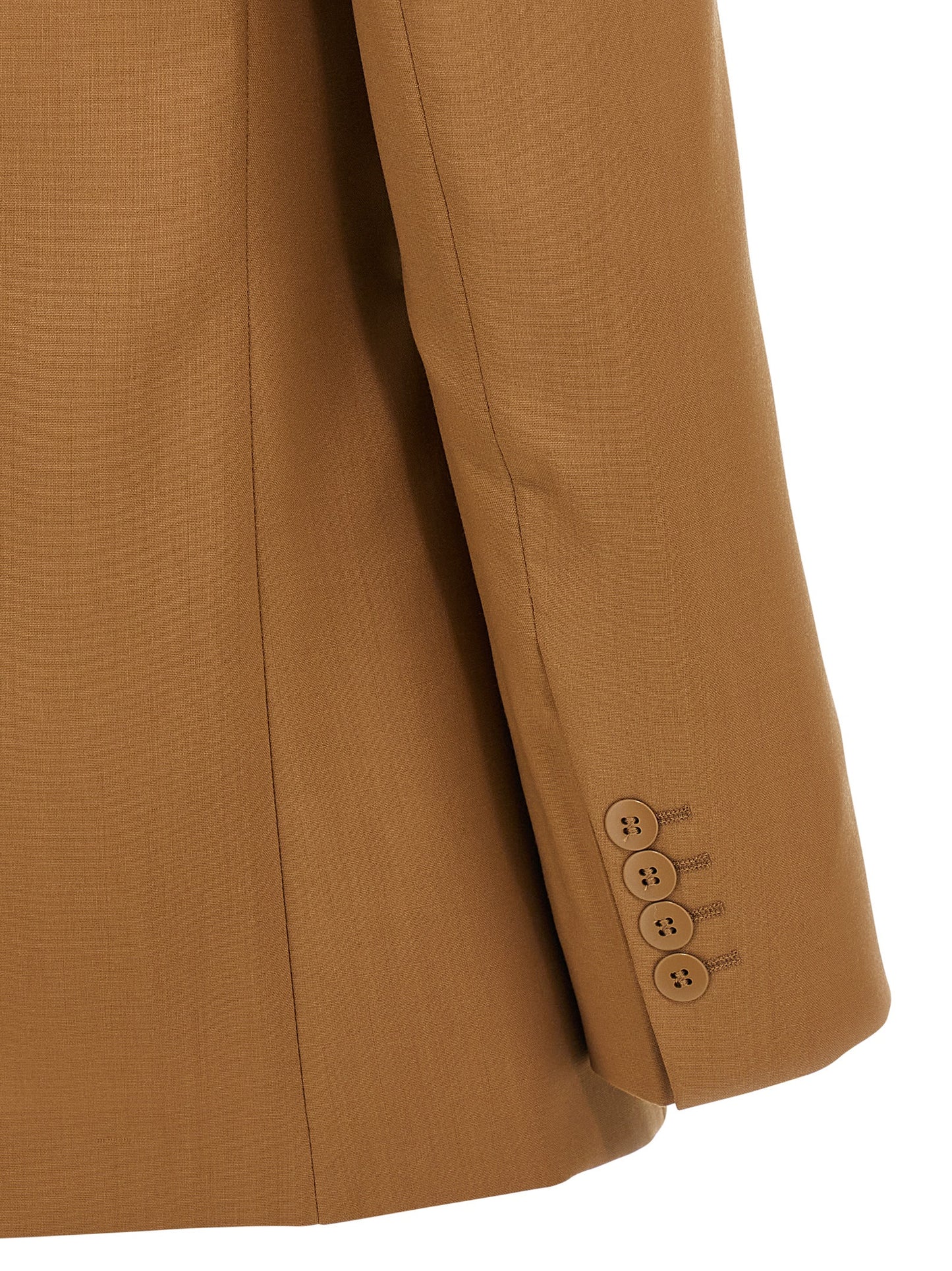 Brown Virgin Wool Blazer