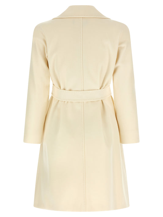 White Virgin Wool Coat