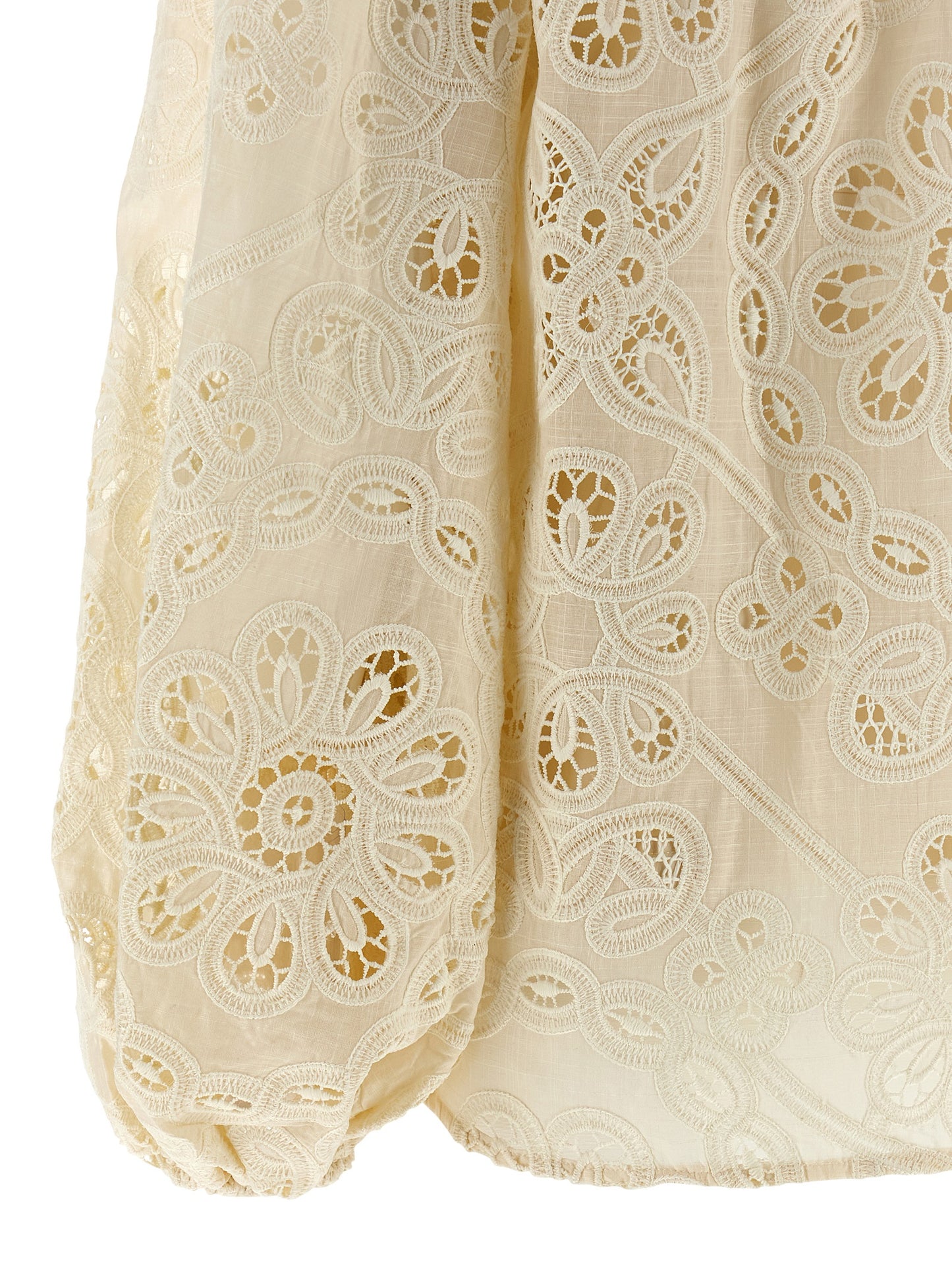 Beige Polyester Blouse