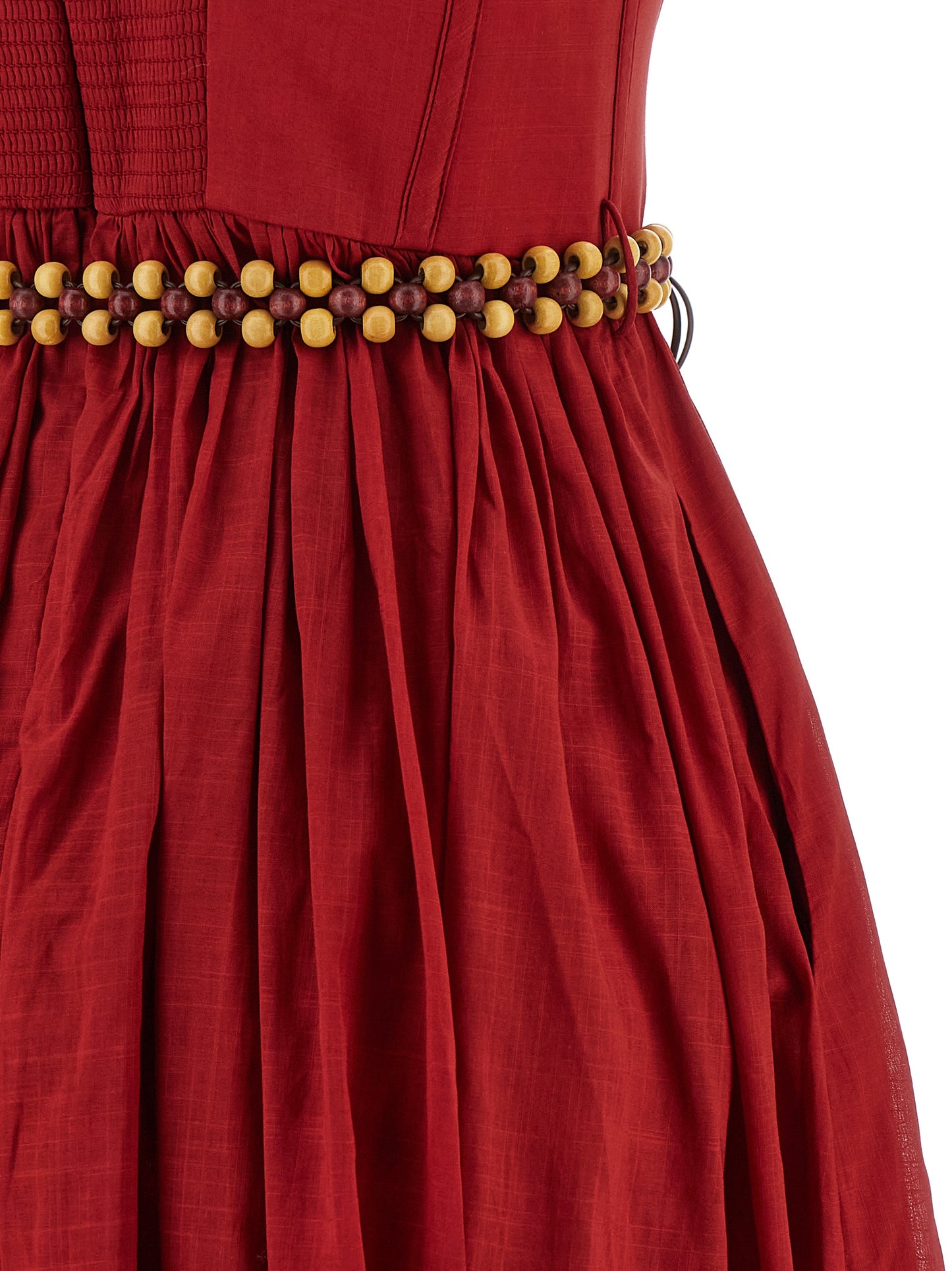 Multicolor Cotton Midi Dress