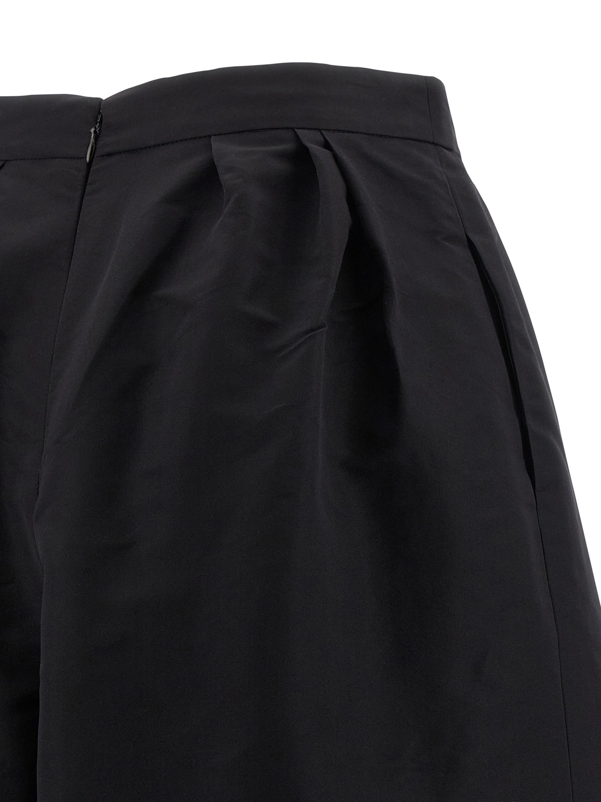 Black Silk Casual Pants