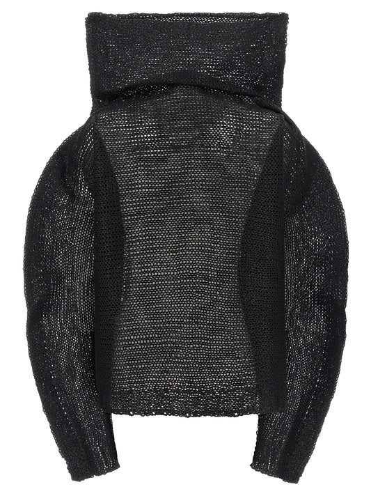 Black Wool Sweatshirt