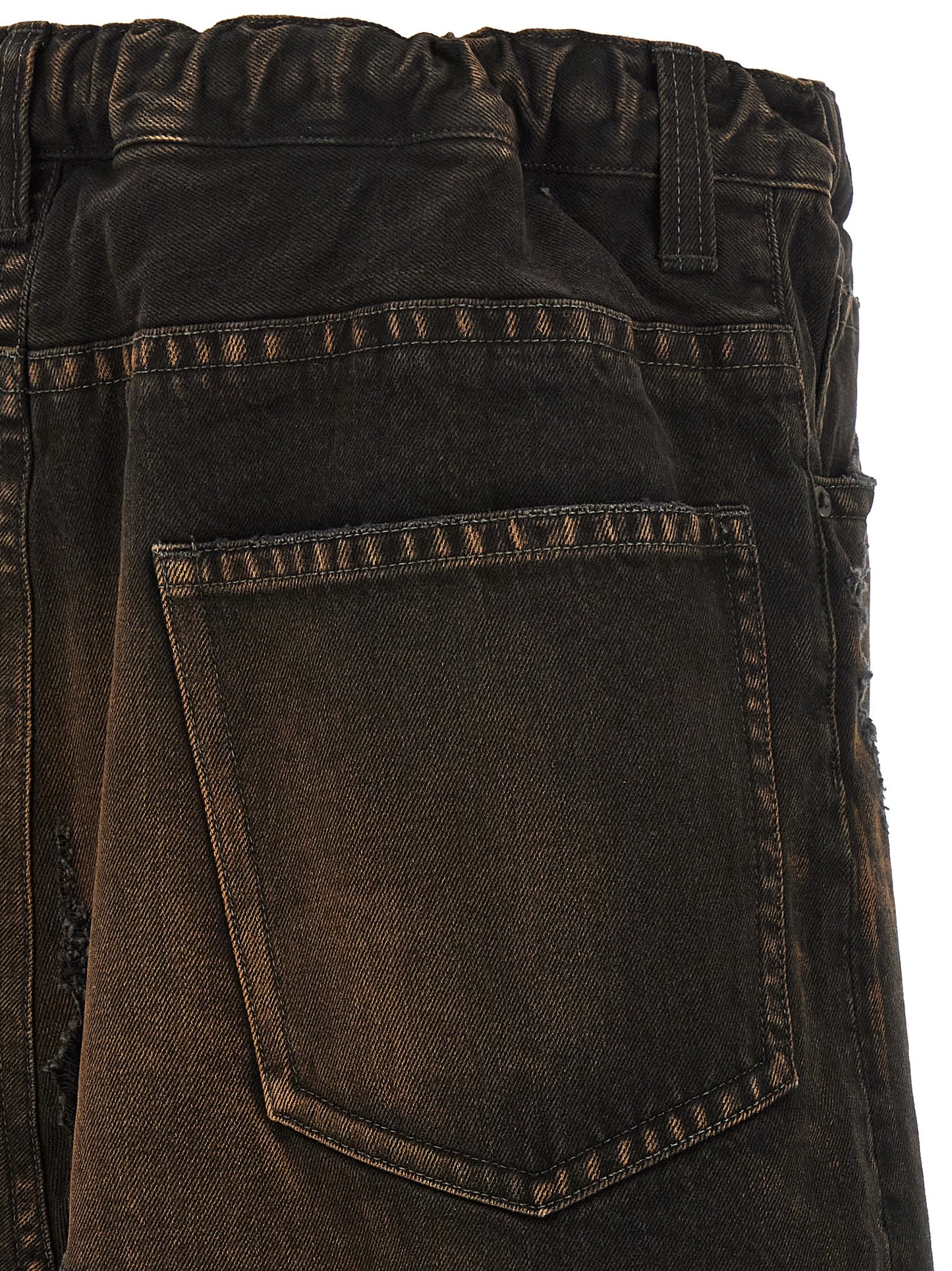Black Cotton Casual Pants