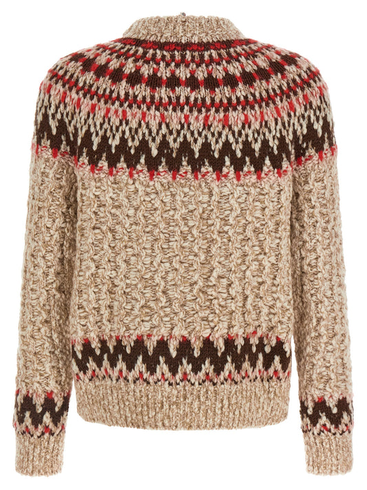 Multicolor Wool Cardigan