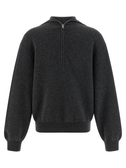 Gray Wool Cardigan