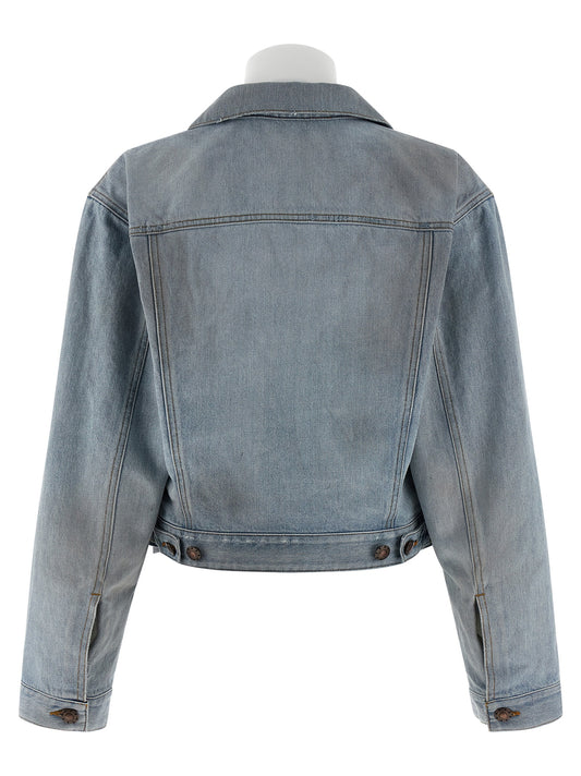 Blue Cotton Denim Jacket