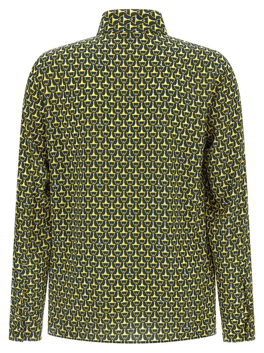 Bicolor Silk Blouse