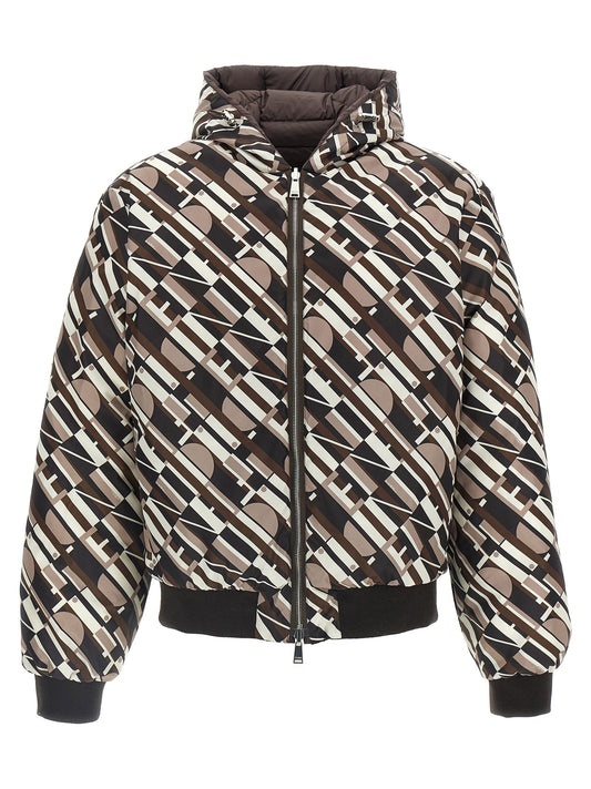 Multicolor Polyester Shell Jacket