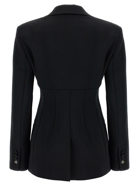 Black Viscose Blazer