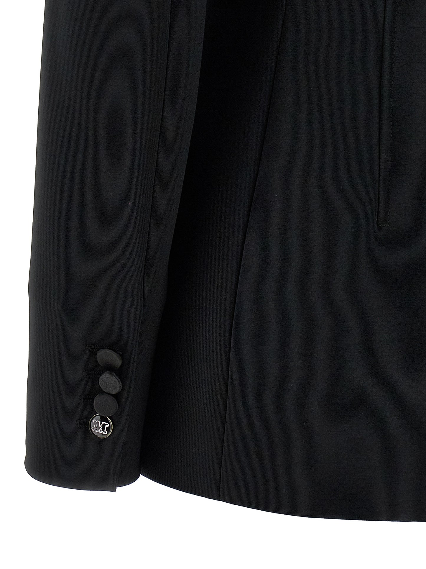 Black Viscose Blazer