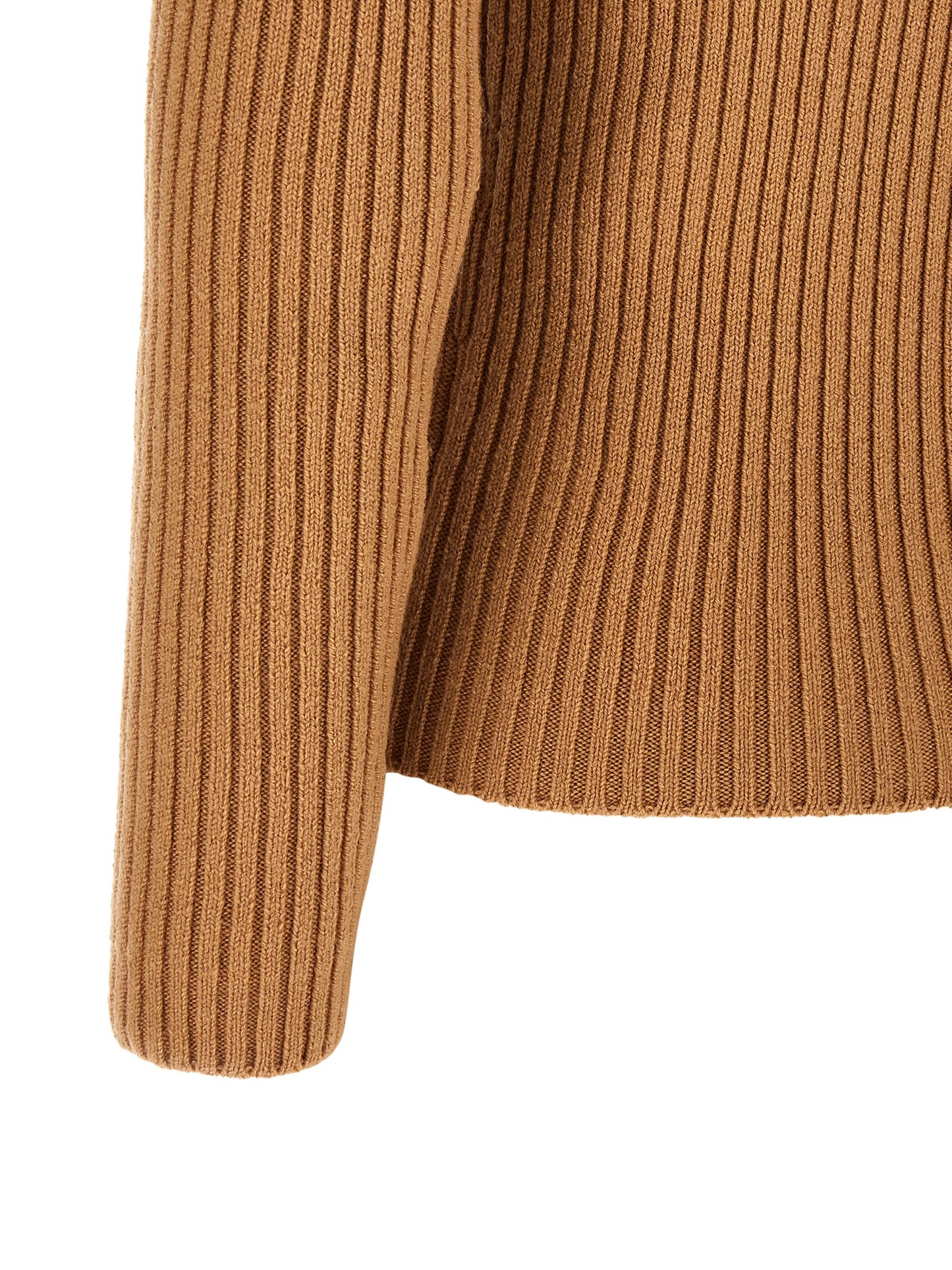 Beige Wool Cardigan