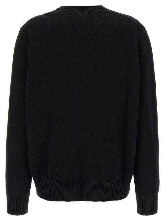 Black Wool Cardigan
