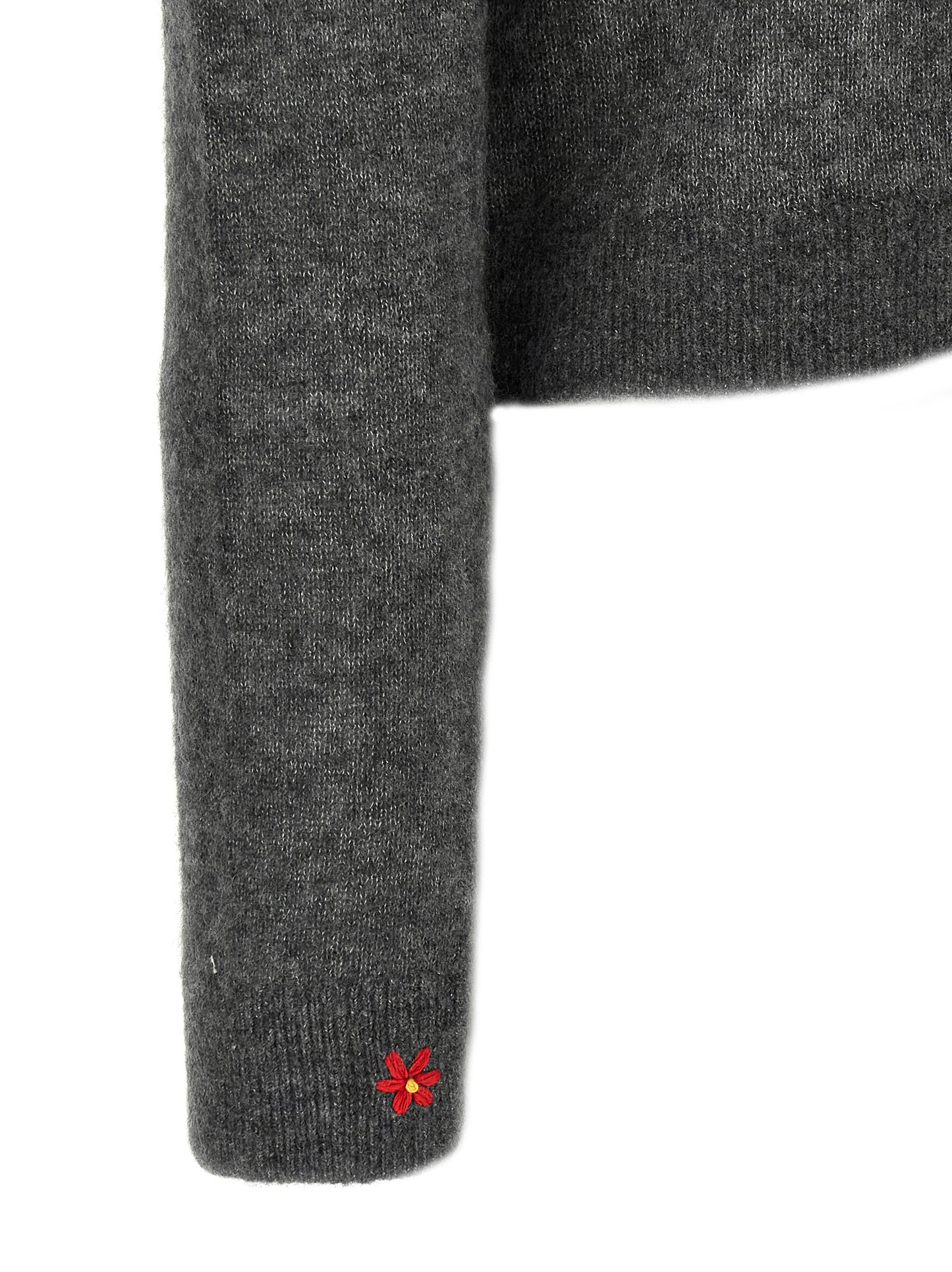 Gray Cashmere Cardigan