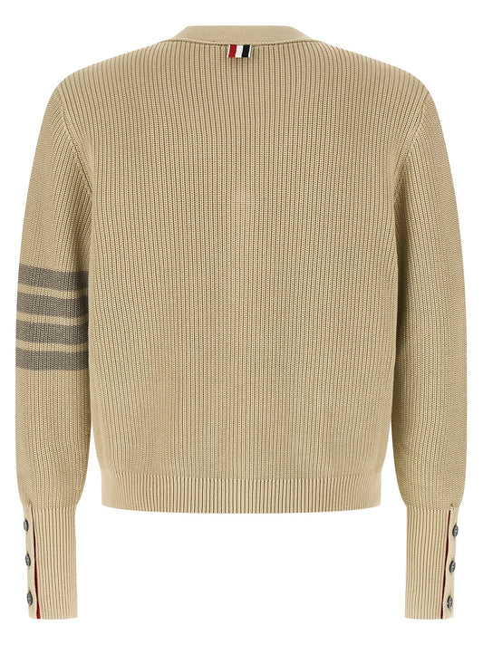 Beige Cotton Cardigan
