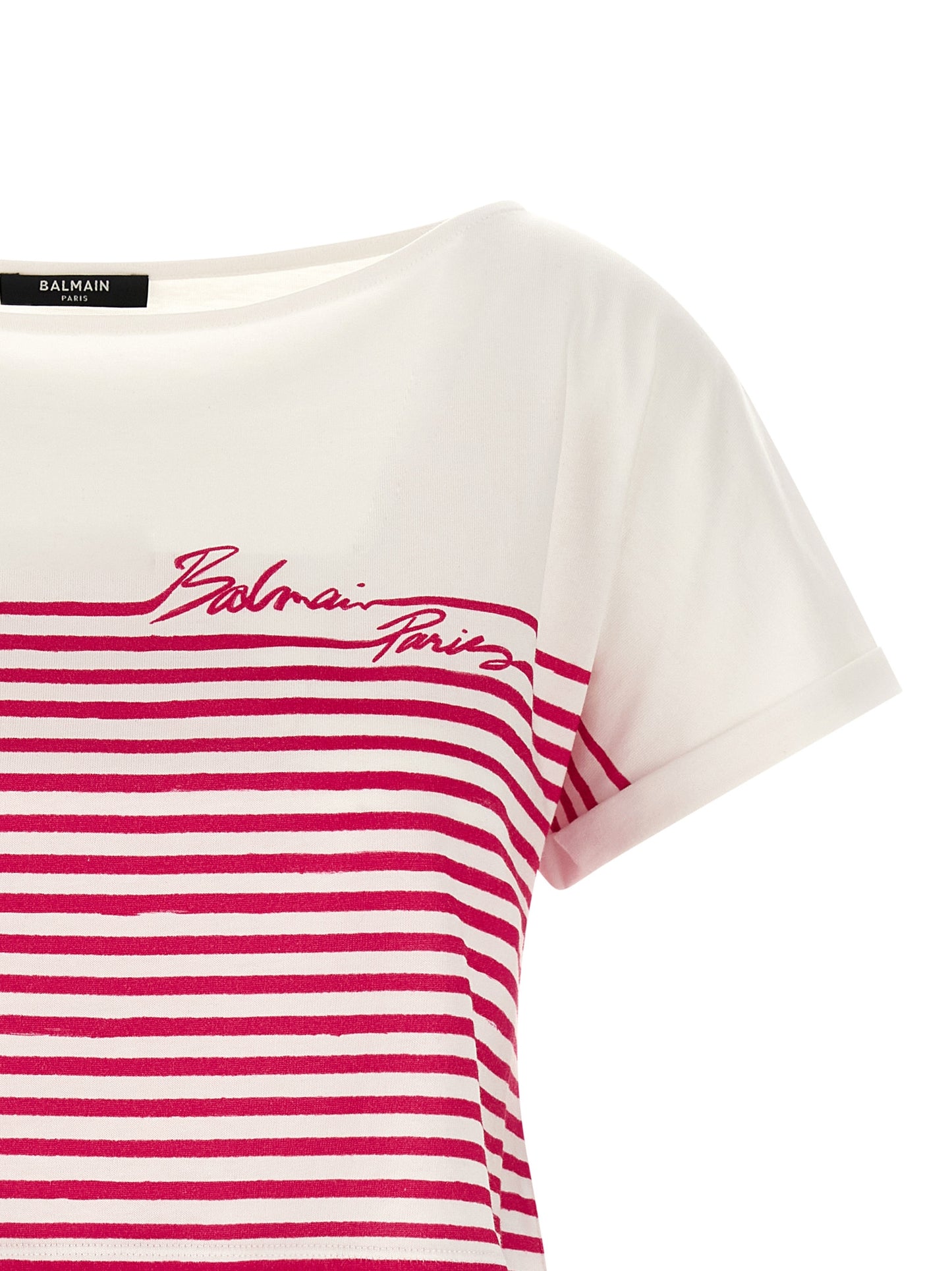 Fuchsia Cotton T-Shirt