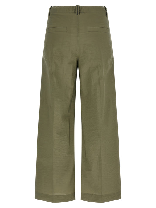 Bicolor Cotton Casual Pants