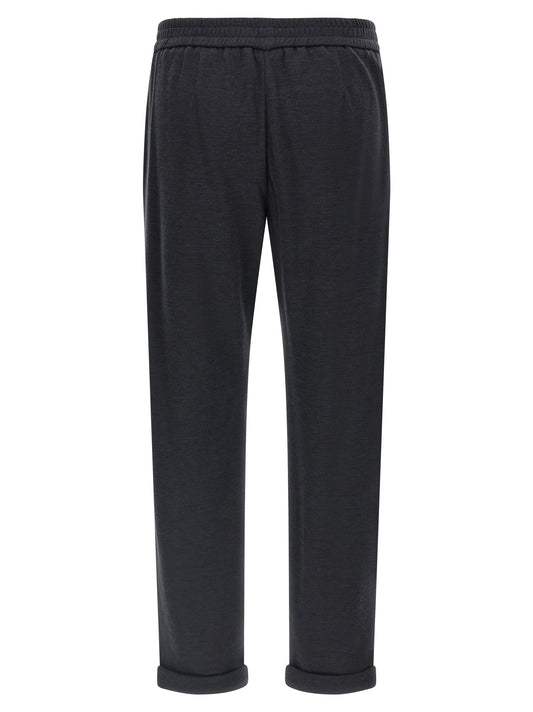 Gray Cotton Joggers (Workout Pants)