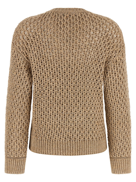 Brown Cotton Cardigan