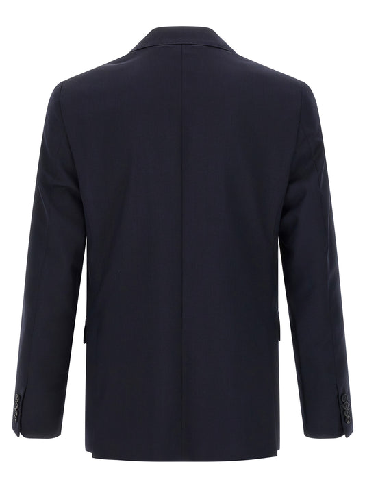 Blue Wool Two-Piece Suit