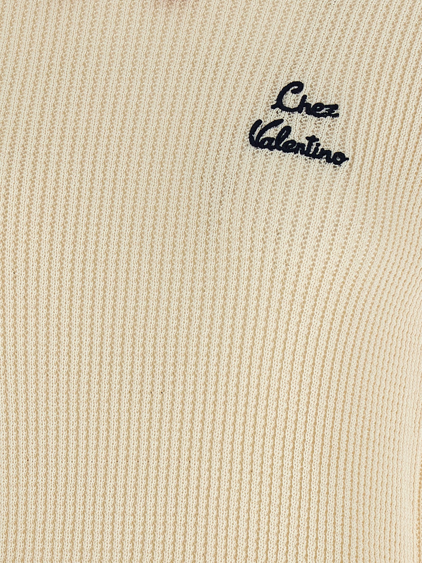 Beige Cotton Shortsleeve Shirt