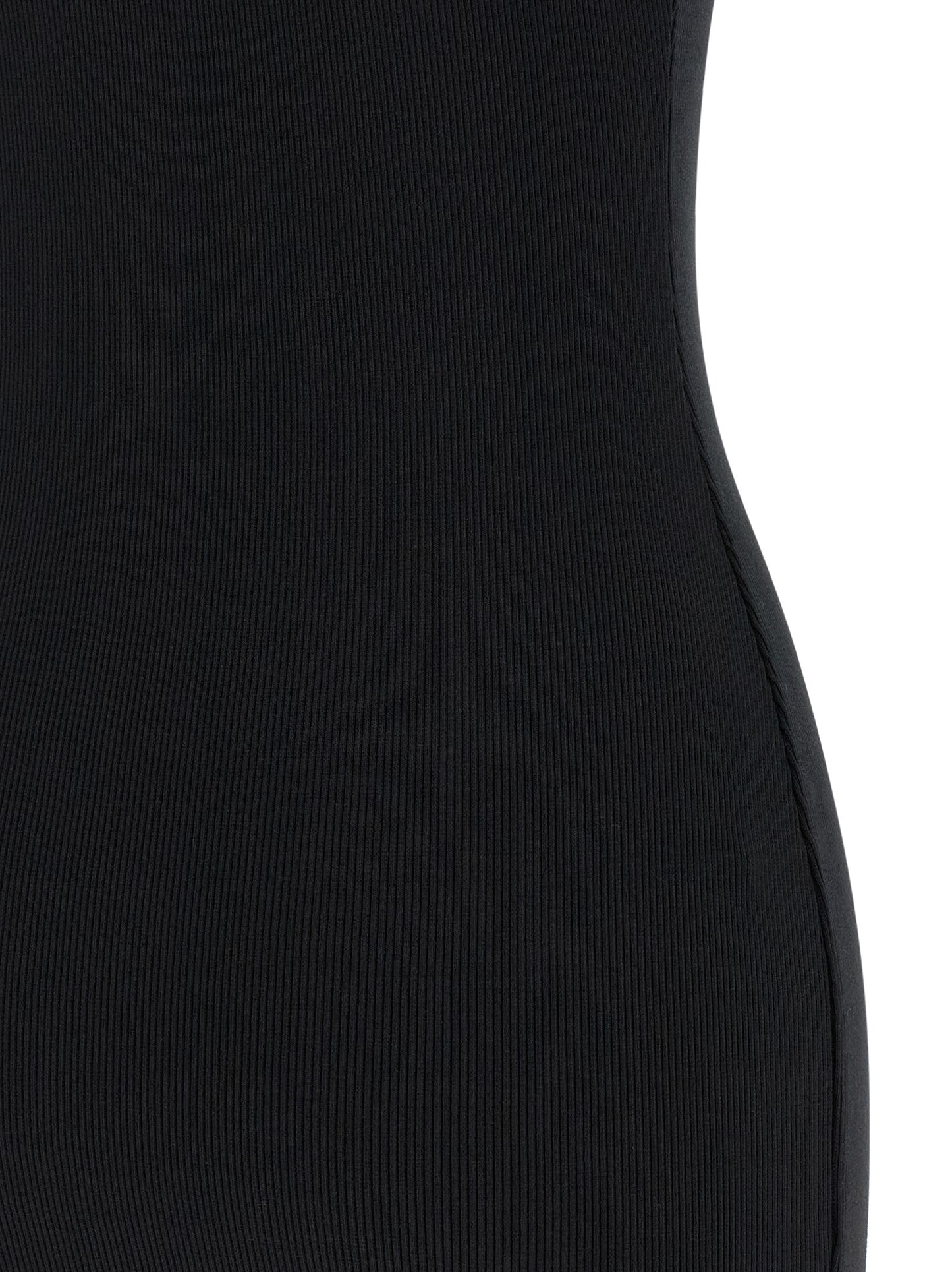 Bicolor Cotton Short Dress