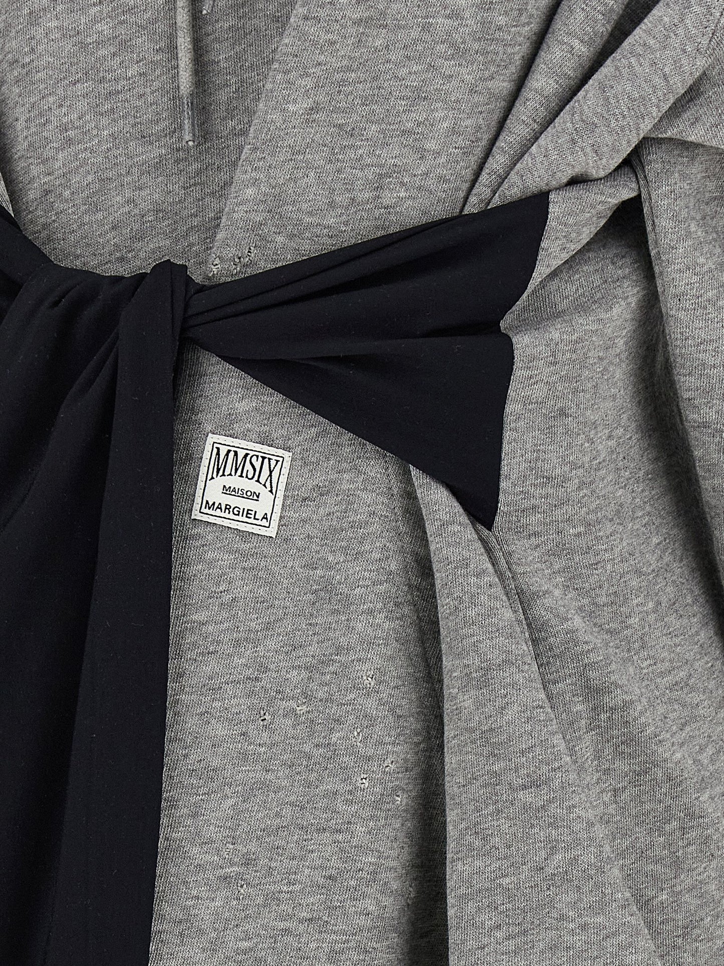 Gray Cotton Short Dress
