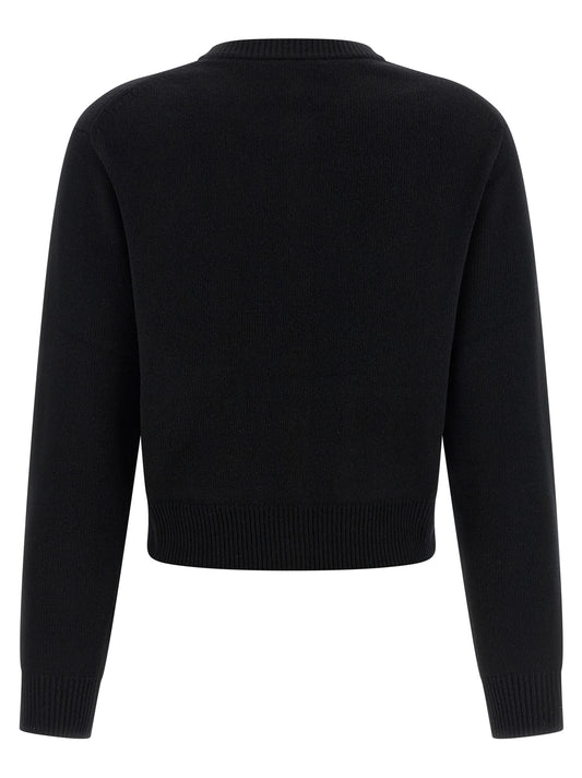 Black Wool Cardigan
