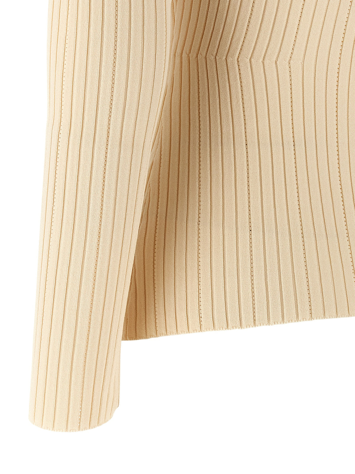 Beige Viscose Cardigan