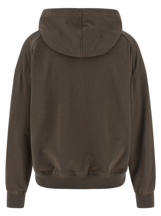 Brown Cotton Hoodie