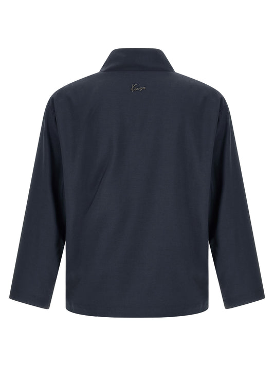 Blue Viscose Blazer
