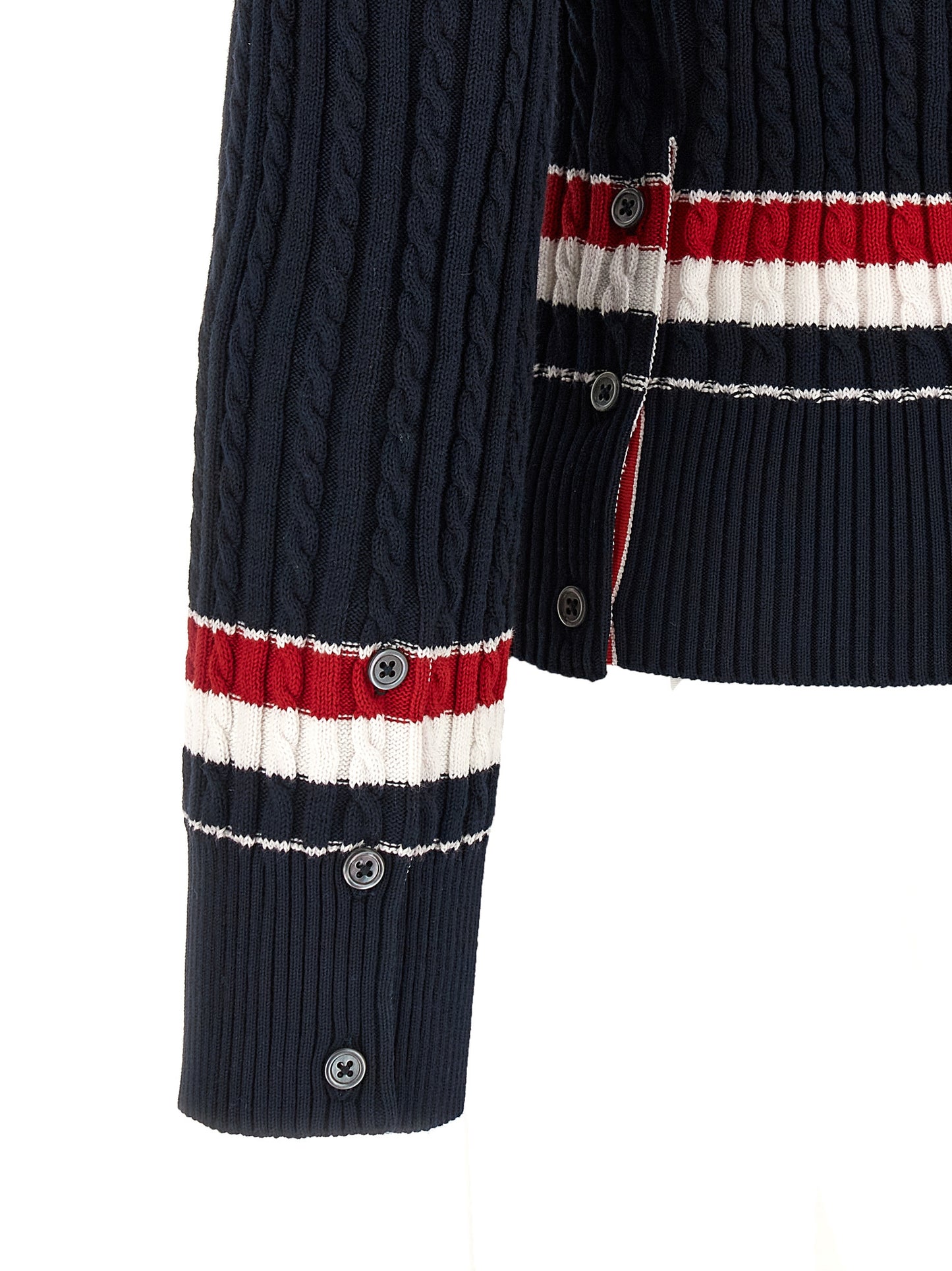 Blue Cotton Cardigan