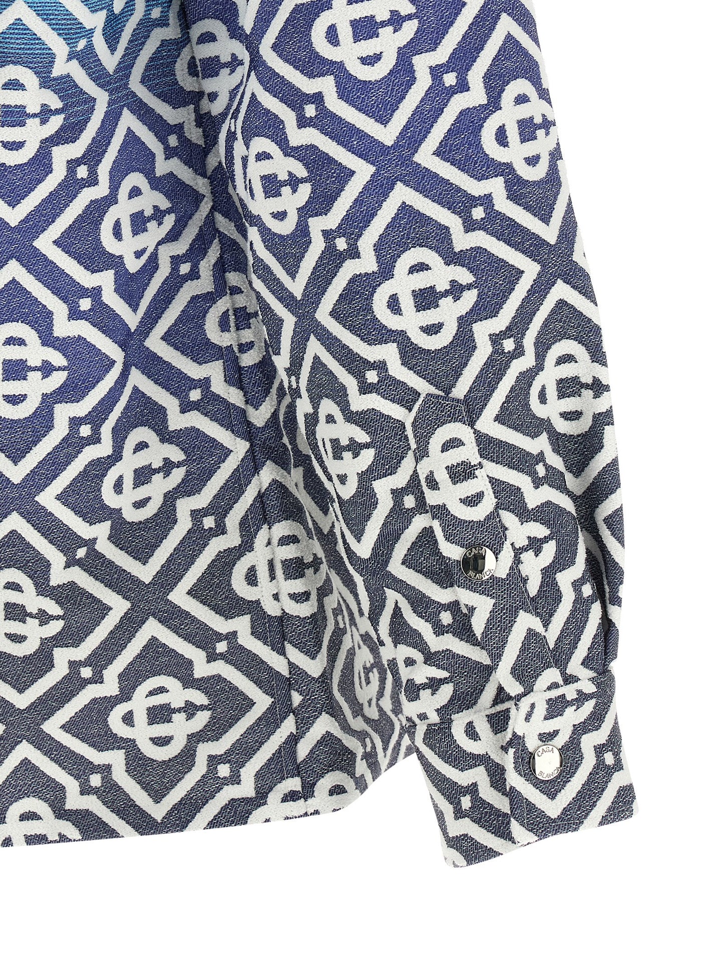 Blue Cotton Shell Jacket