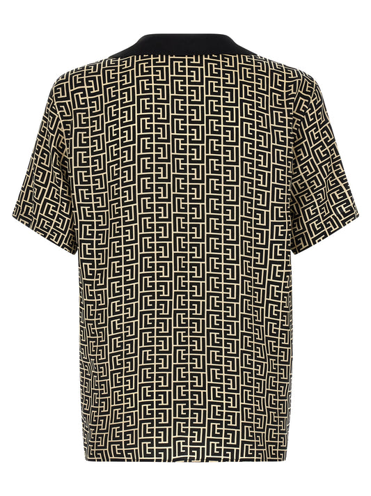 Bicolor Viscose Blouse