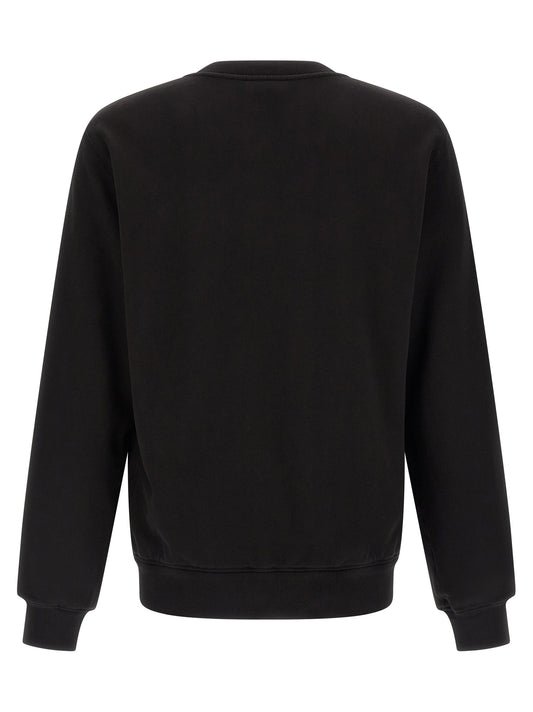 Black Cotton Sweatshirt