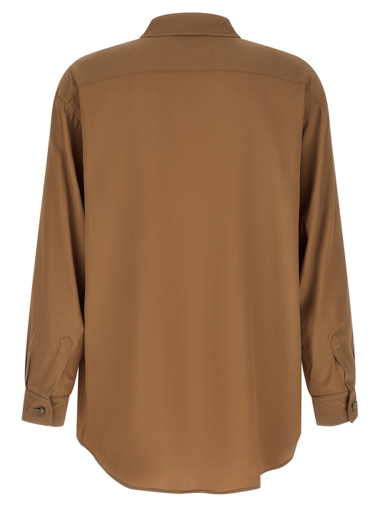 Brown Acetate Blouse