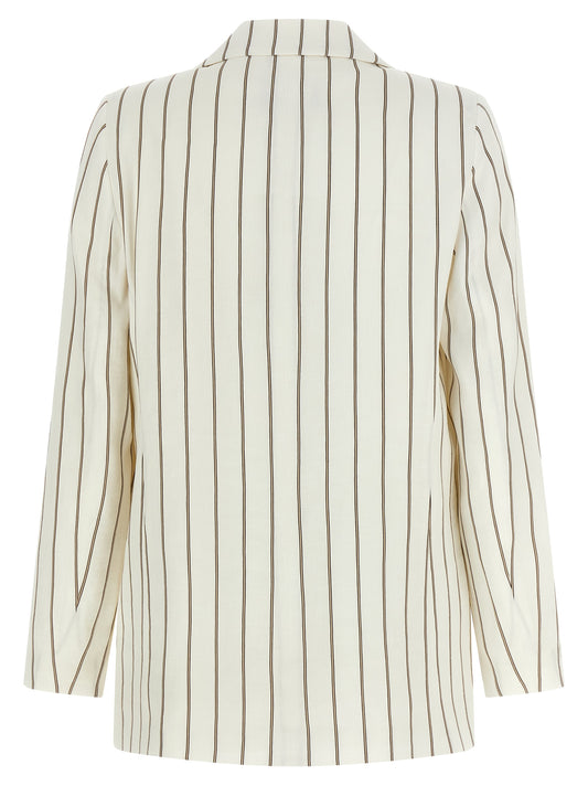 White Linen Blazer
