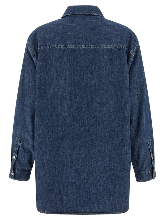 Blue Cotton Blouse