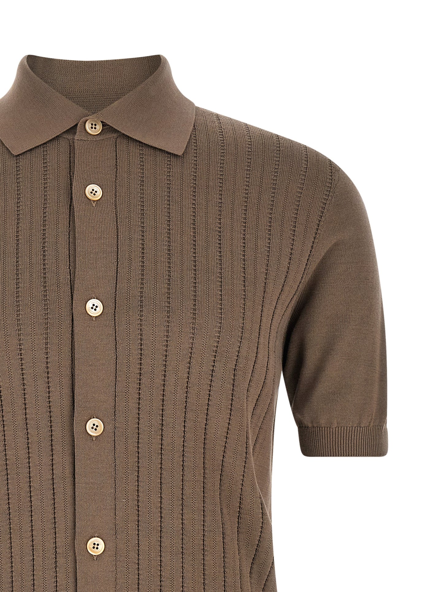 Brown Cotton Blouse
