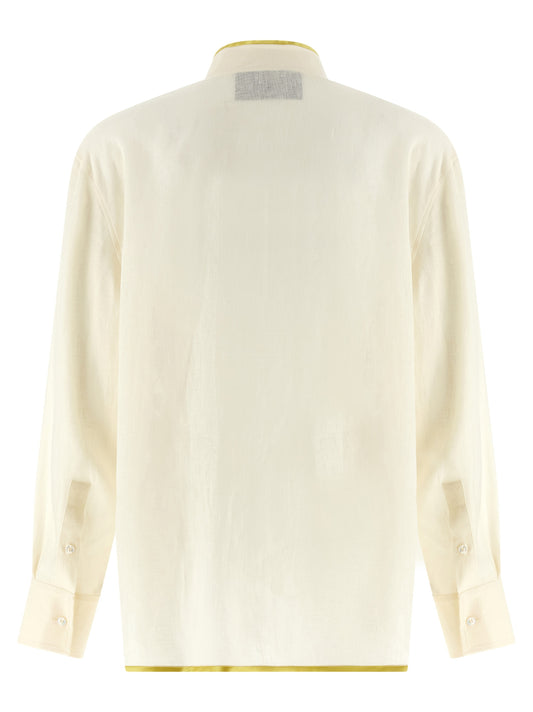 Beige Linen Blouse