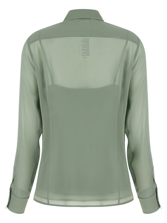 Bicolor Silk Blouse