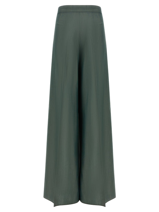 Bicolor Virgin Wool Casual Pants