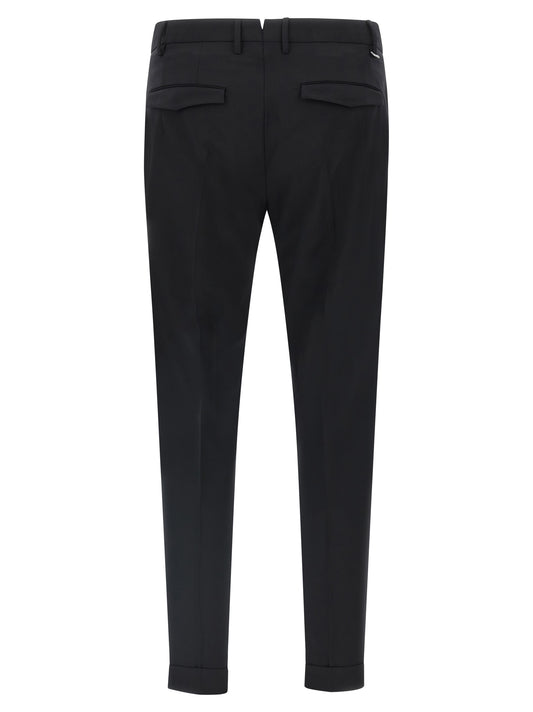 Black Virgin Wool Dress Pants