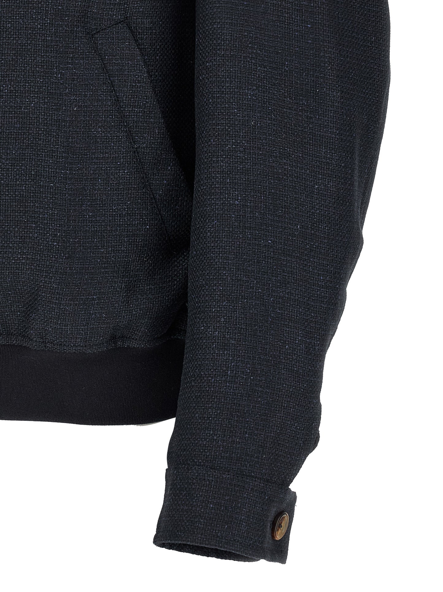 Blue Sisal Biker Jacket