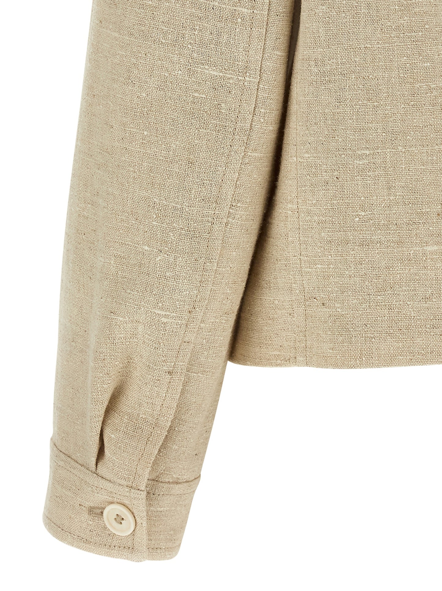 Beige Linen Jacket