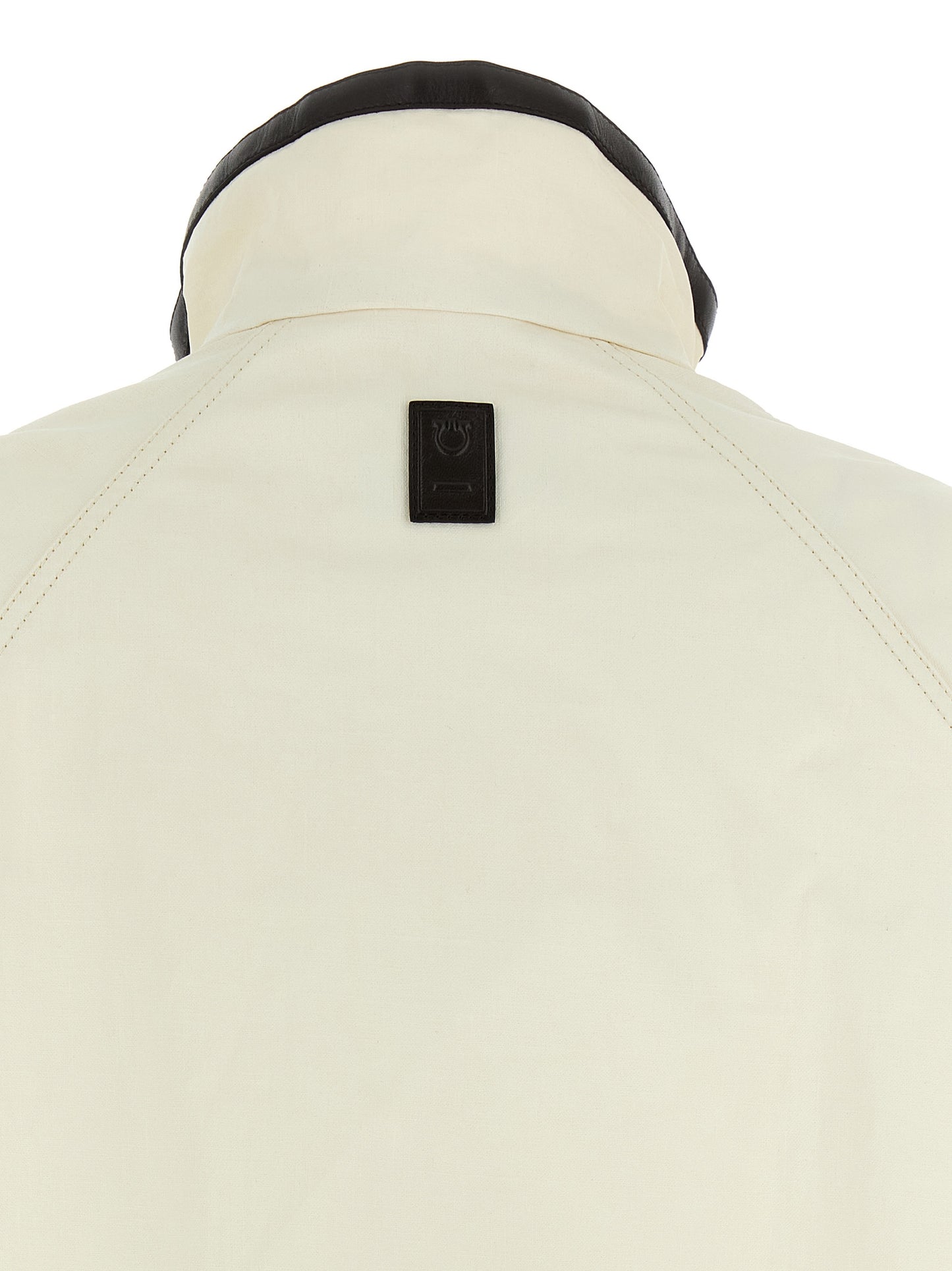 White Linen Full-Length Jacket