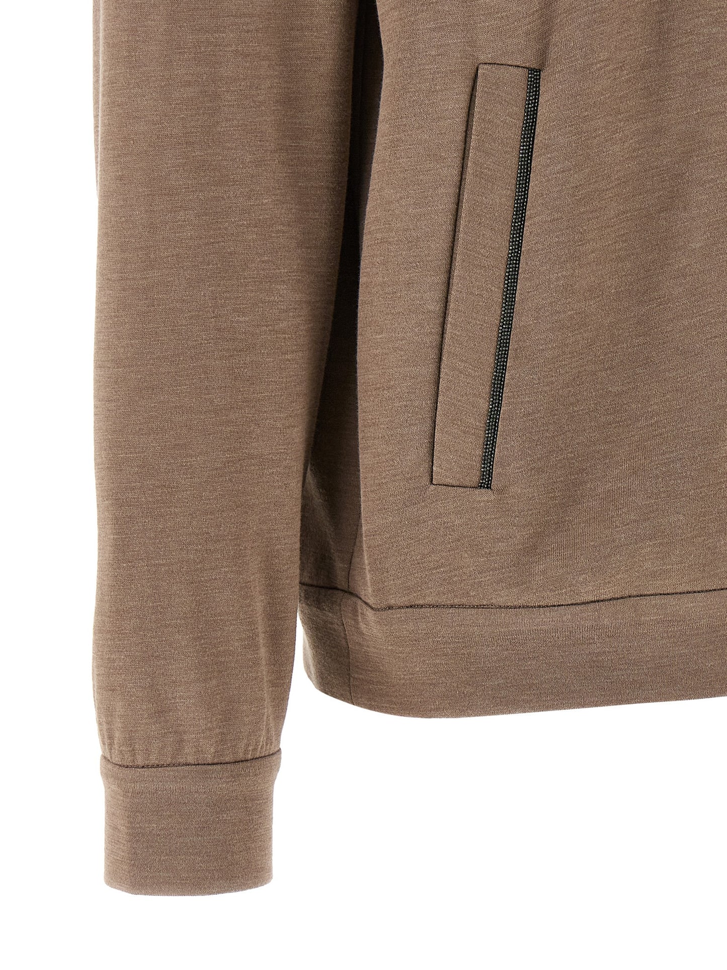 Brown Cotton Hoodie