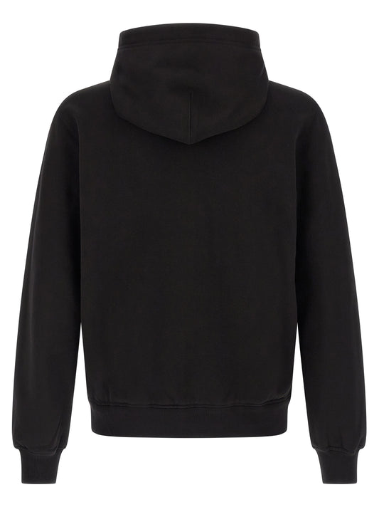 Black Cotton Sweatshirt